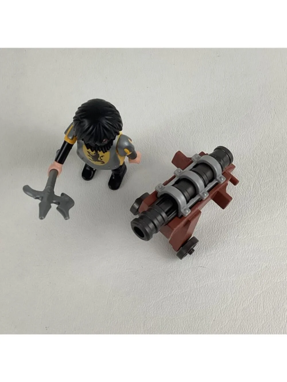 Playmobil Knights 4870 Lion Knight Cannon Guard Figure Building Toy Geobra 20009